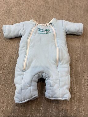 Baby Merlin’s Magic Sleepsuit Blue Large 6-9 Months Weighted Sleep Suit